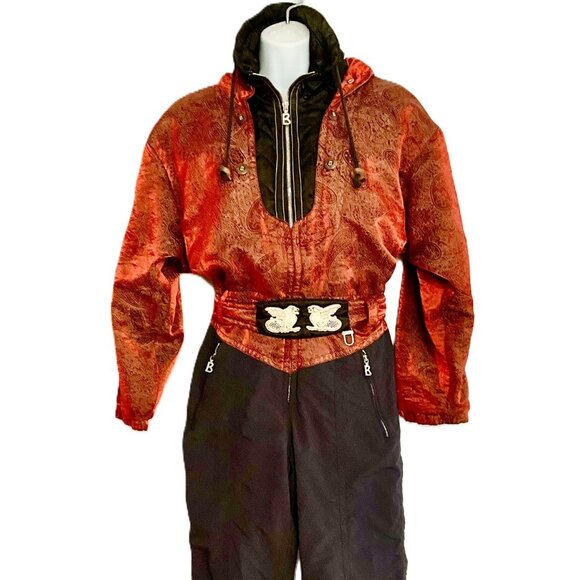 Bogner Pants - Vintage Bogner Premium Silk Ski Suit - 1980s/1990s Size 6 Germany